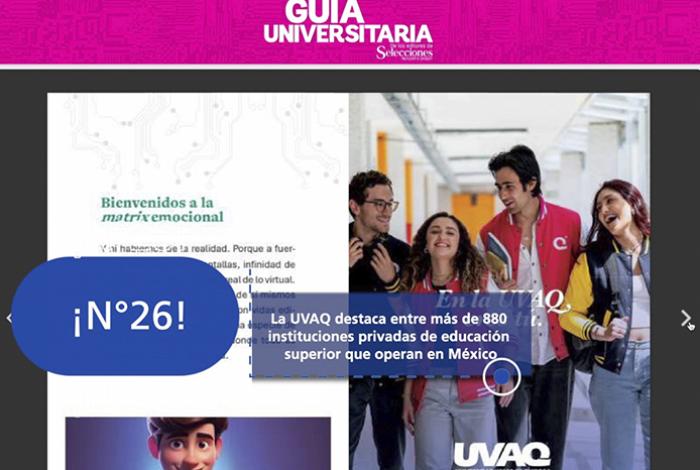 La UVAQ destaca entre las mejores universidades privadas de México