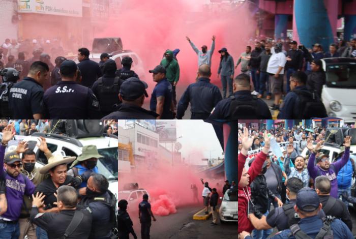 "Las vías férreas no se tocan", encontronazo en Tres Puentes entre agremiados y Guardia Civil