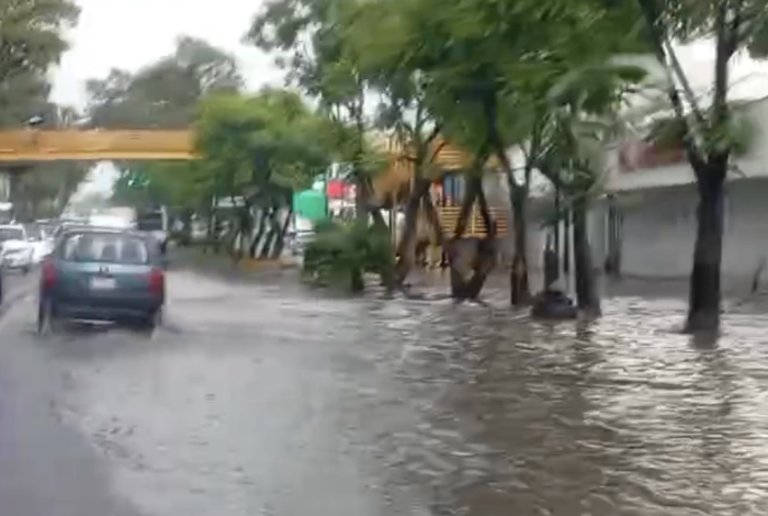 Lluvias de este domingo, en Morelia, dejan encharcamientos