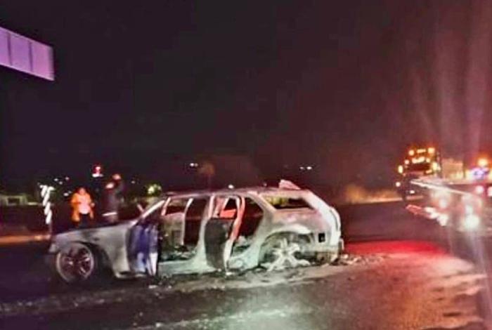 Localizan una camioneta incendiada en el municipio de Zinapécuaro