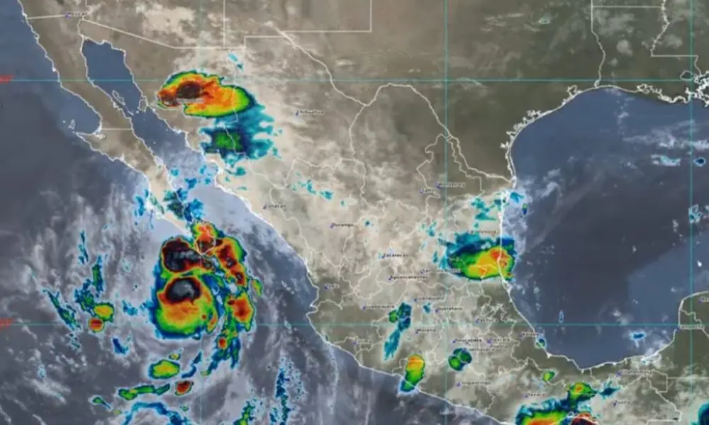 Lorena se intensifica a huracán, en las costas del Pacífico