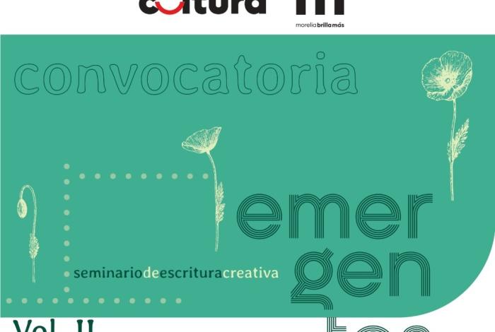Últimos días para registrarse en “Emergentes Vol. II Poesía” de SeCultura Morelia