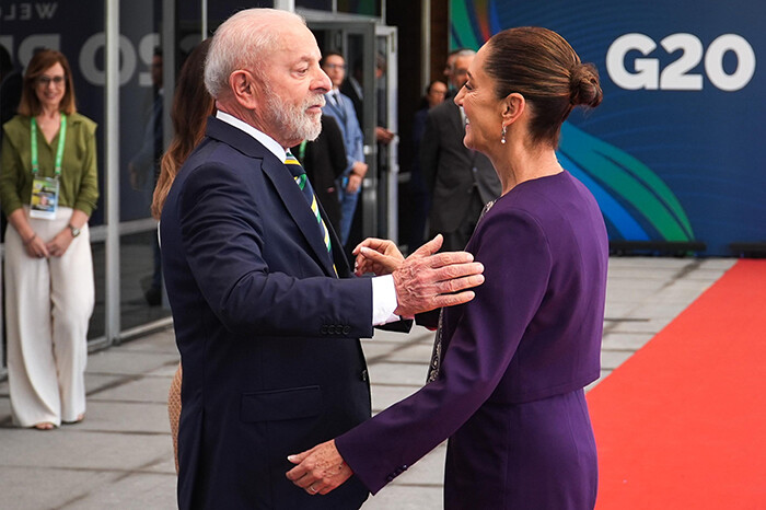 Lula recibe a los líderes del G20 para la cumbre de Río de Janeiro, entre ellos Claudia Sheinbaum