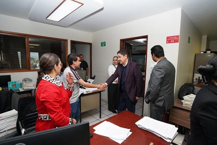 Magistrado presidente Hugo Gama inicia encuentros regionales con personas juzgadoras