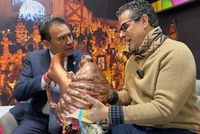 Marco Antonio Regil y Ágatha Ruiz de la Prada reconocen en Fitur la grandeza de Michoacán: Sectur