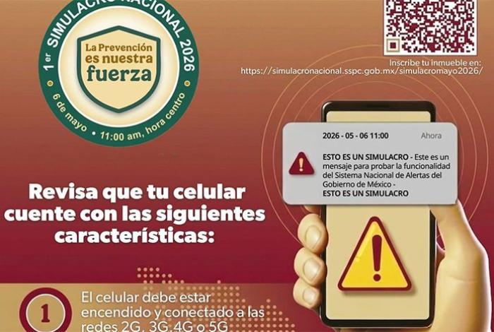 Más de 2 mil 500 inmuebles en Michoacán se registraron al Primer Simulacro Nacional 2026