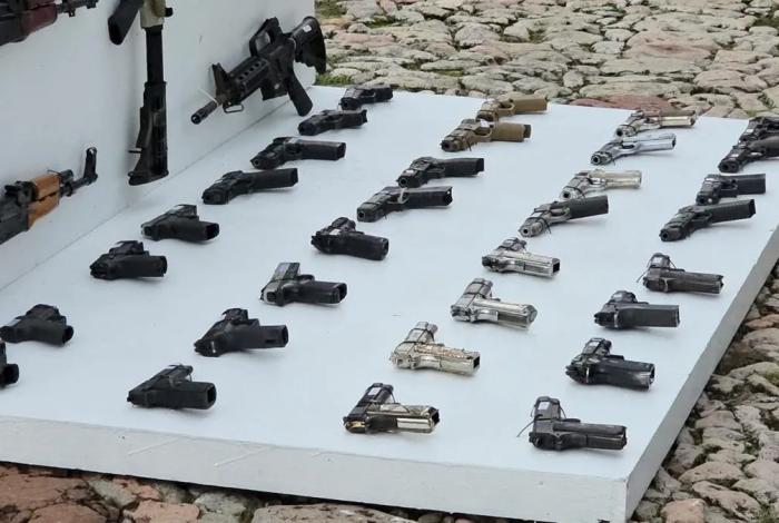 Más de 400 armas fueron destruidas en la XXI Zona Militar