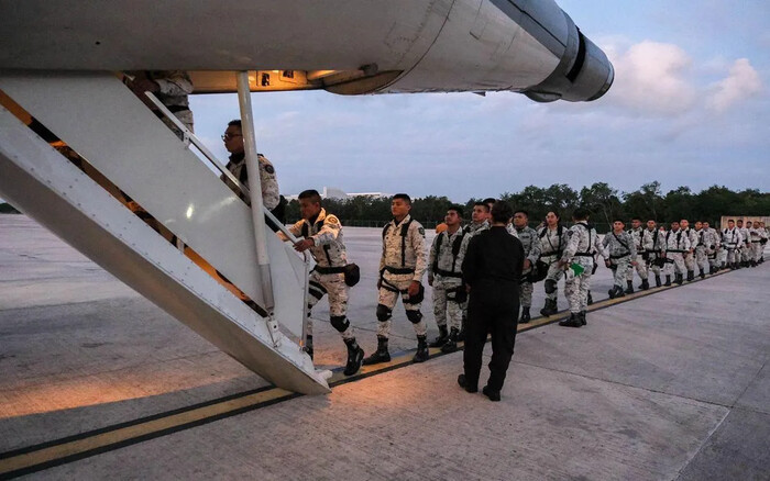 Más de 5 mil militares y Guardias Nacionales enviados hoy a la frontera norte