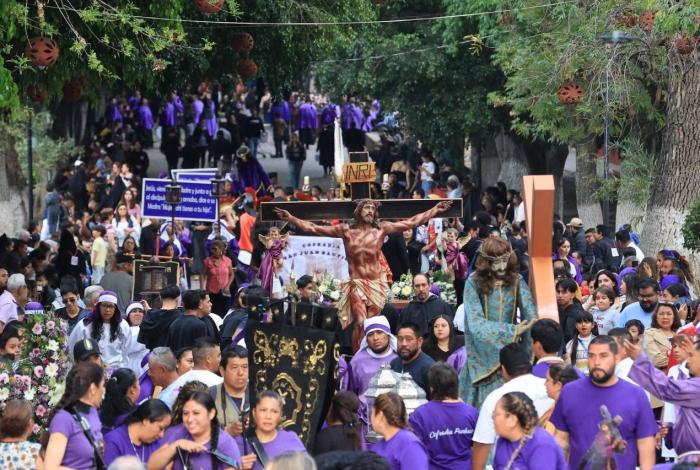 Más de 60 mil personas asistieron a la Procesión del Silencio organizada por la Arquidiócesis de Morelia, en coordinación con el Gobierno moreliano