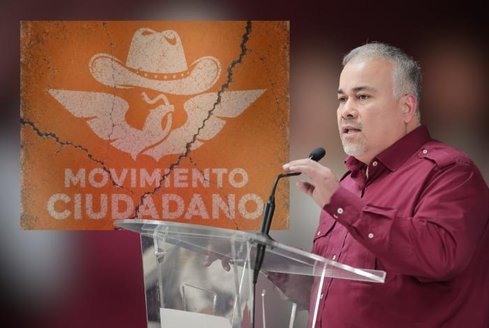 MC quiere vestir de naranja a Grecia Quiroz, acusa Jesús Mora, dirigente morenista