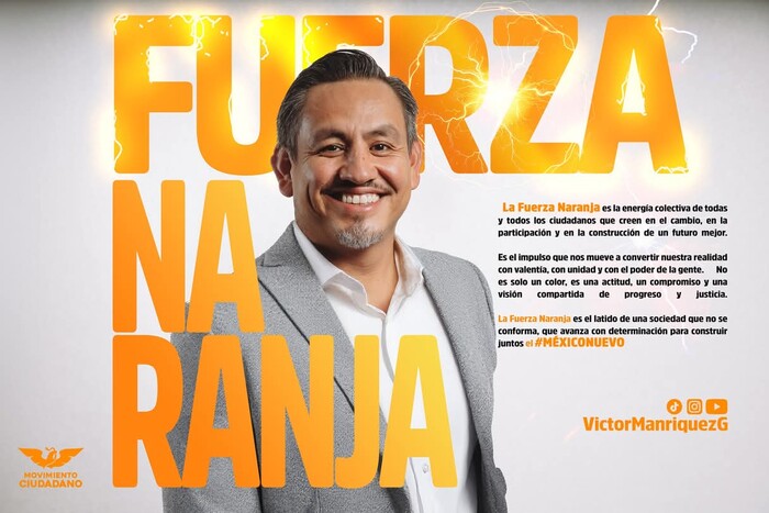  MC se fortalece y consolida como la segunda fuerza política en México porque es la voz de los ciudadanos: Víctor Manríquez