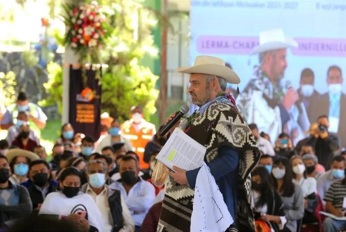 Michoacán avanza en justicia social; 163 mil habitantes de 48 comunidades indígenas en autogobierno: Bedolla
