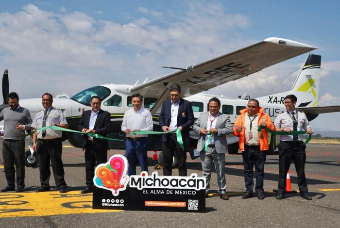 Michoacán despega con nueva ruta aérea AIFA-Morelia-Uruapan