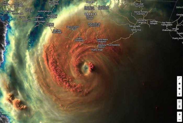Michoacán, en alerta por huracán Erick, que evoluciona a categoría 3