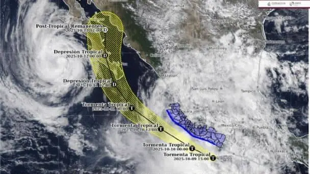 Michoacán en alerta por tormenta tropical Raymond