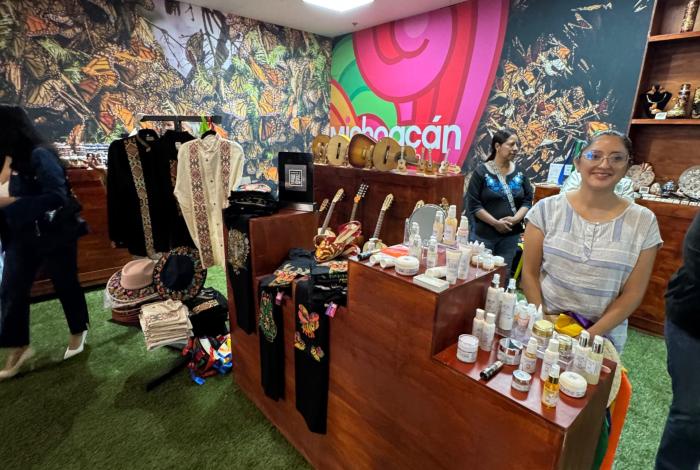 Michoacán lleva su riqueza productiva y artesanal a Punto México