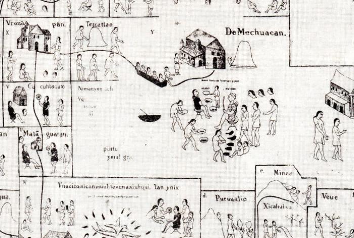 Michoacán prehispánico: El “Lienzo de Jicalán” de los nahuas de la Tierra Caliente con el que narran la migración desde el Golfo