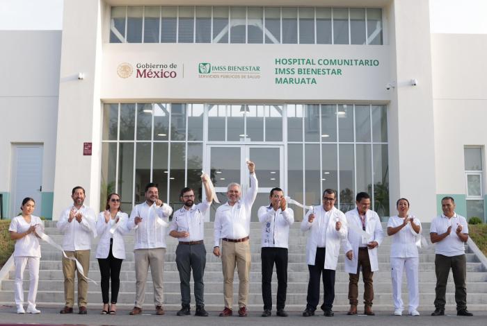 Michoacán refuerza atención médica con más tecnología y hospitales: Bedolla