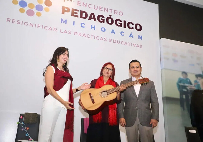  Michoacán tiene en Bedolla un gobernador aliado de la educación: SEE