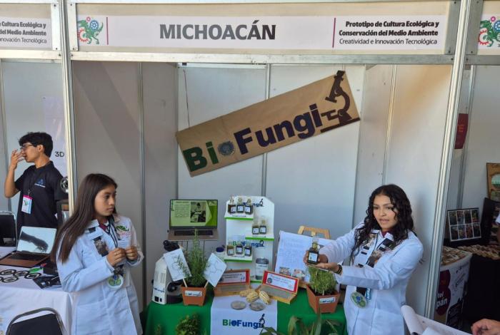 Michoacanas inventan y destacan con fungicida y bactericida, en evento internacional de ciencia