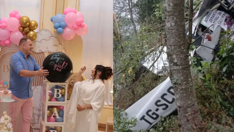 Millonario y su esposa embarazada mueren en accidente aéreo