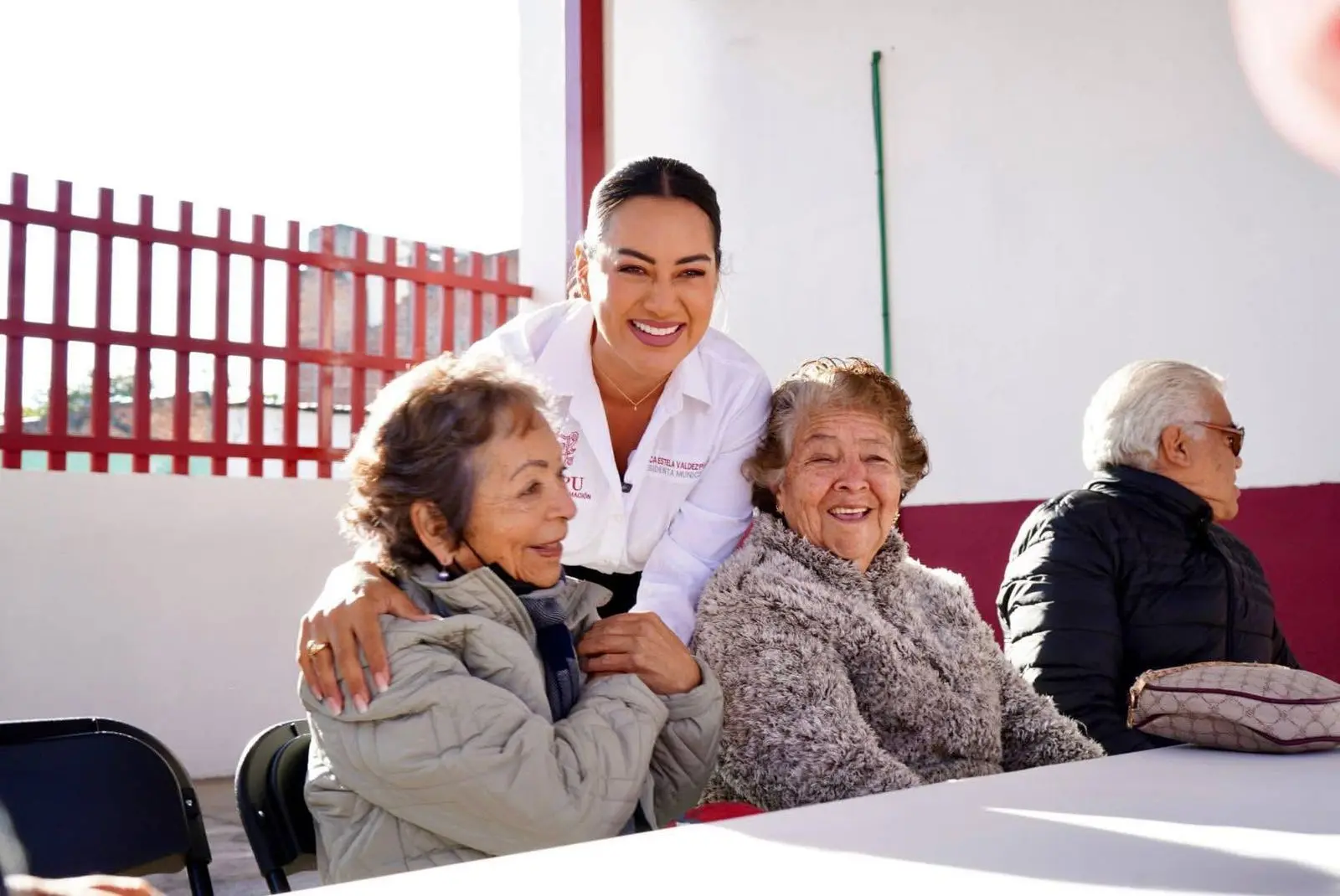 Mónica Valdez inaugura Comedor Comunitario en la Casa de Día del Adulto Mayor en Zacapu