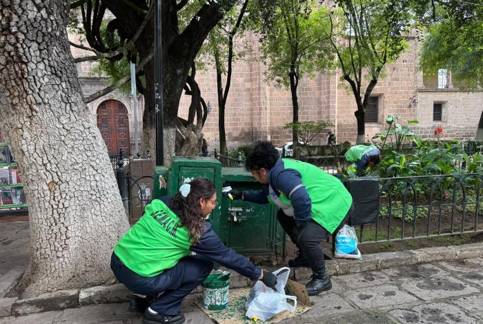 Morelia acelera limpieza del Centro Histórico ante temporada de fiestas y turismo
