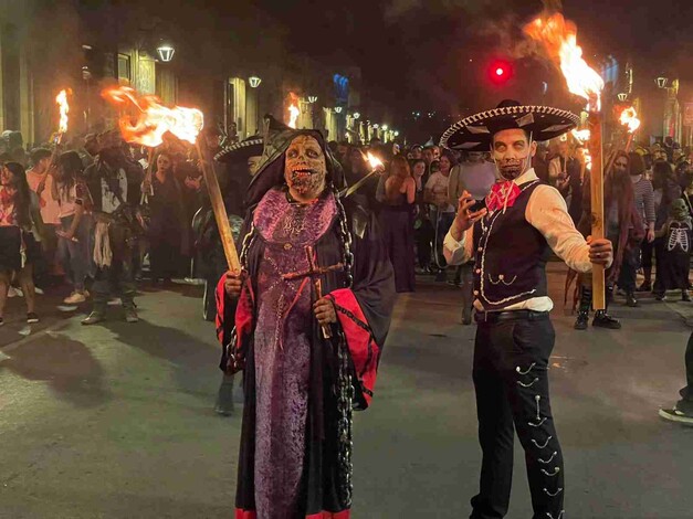 Morelia se llenó de terror y suspenso con la 13ª edición del Zombie Walk