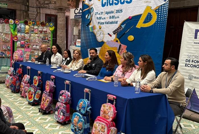Morelia tendrá 4 días de expo Regreso a Clases con precios justos en la Plaza Valladolid