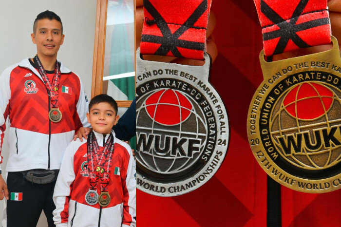  Morelianos triunfan en el XII Campeonato Mundial de Karate Nuevo León 2024