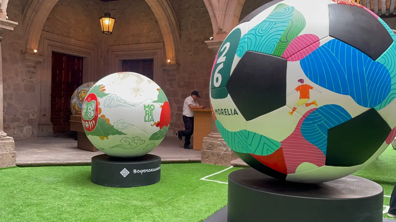 Morelianos y turistas disfrutarán de la exposición futbolista en Palacio Municipal