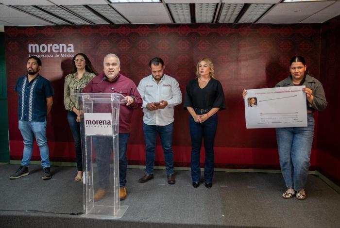 Morena defiende proyecto del Morebús y cuestiona a actores del Sombrero