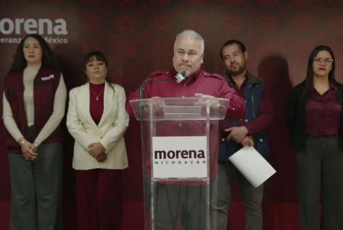 Morena rechaza cualquier influencia extranjera en Michoacán; arremete contra Alito moreno