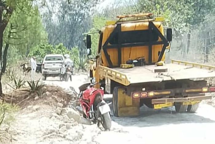 Motociclista fallece tras fatal accidente en la Tenencia de Santiago Undameo, Morelia