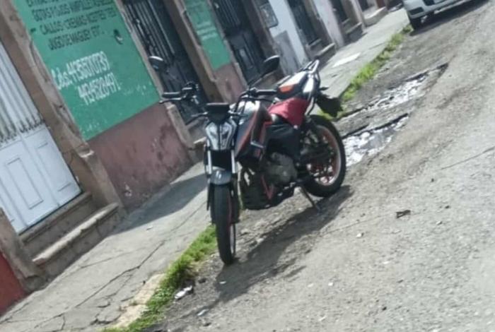 Motociclista sufre accidente de tránsito al sur de Morelia