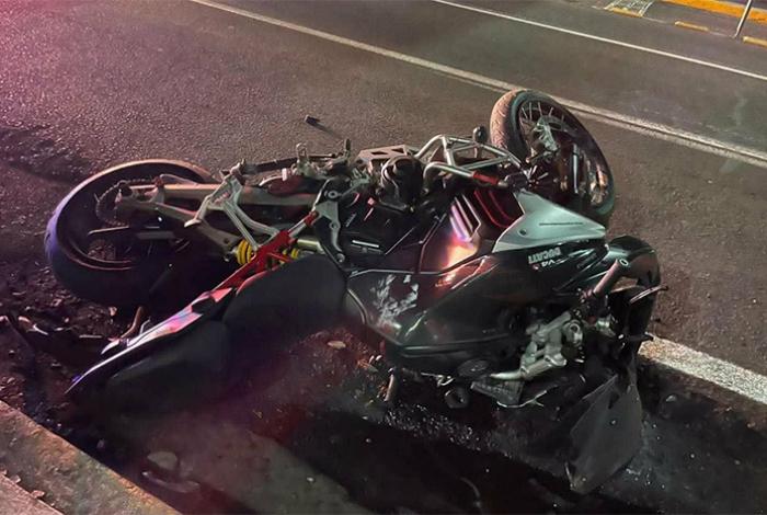 Motociclista sufre fatal accidente en el Libramiento de Morelia, por la salida a Pátzcuaro