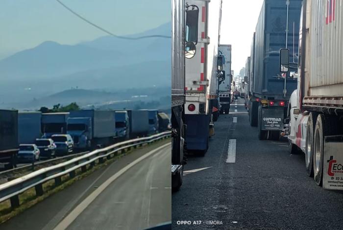 “Mucho frío y desesperación”: Usuarios cuentan cómo pasaron la madrugada retenidos en caseta de Zinapécuaro