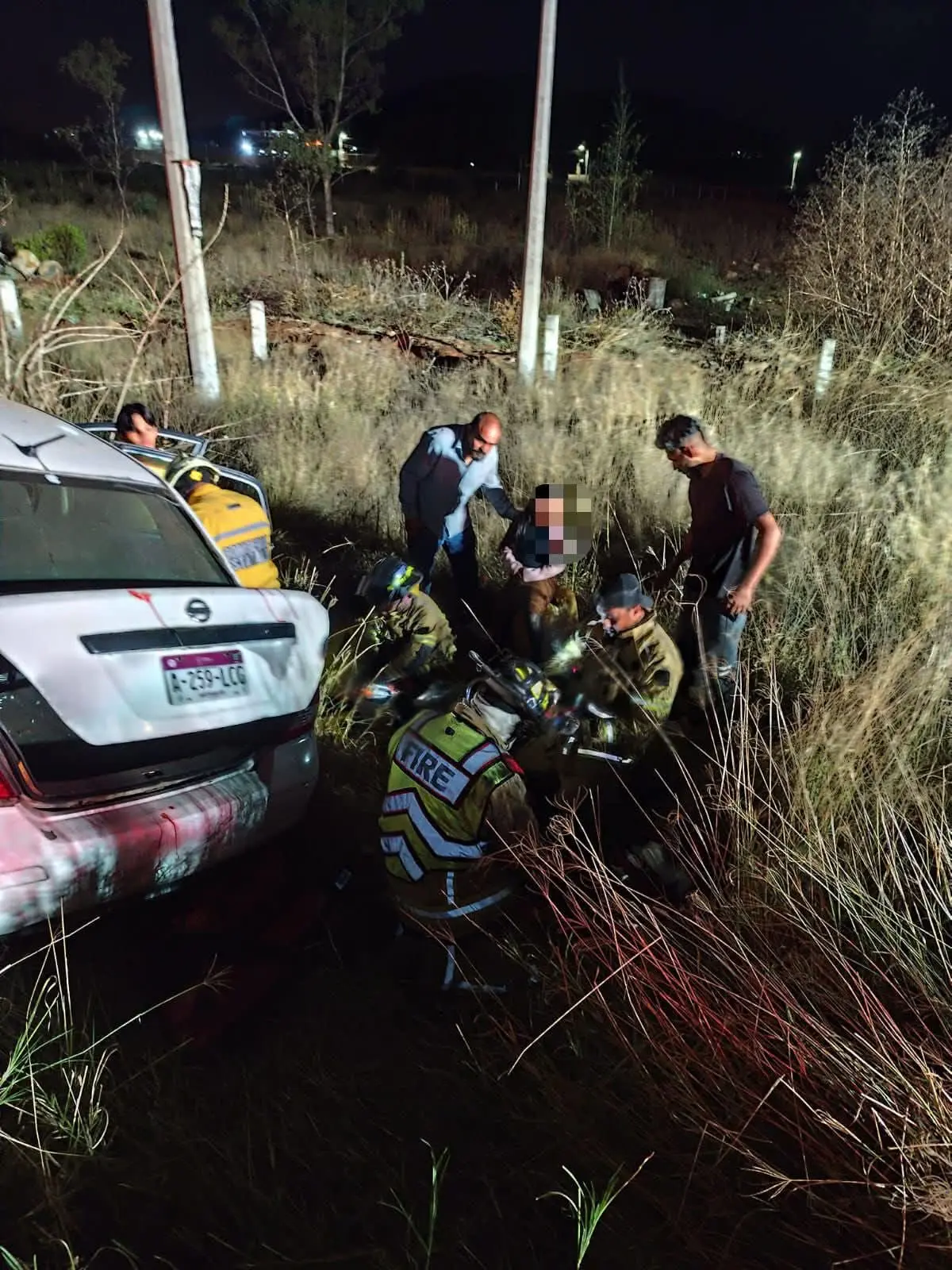 Muere en hospital accidentado de choque múltiple