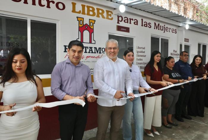 Mujeres, no están solas; Bedolla lanza Centros Libre en Huetamo y Carácuaro