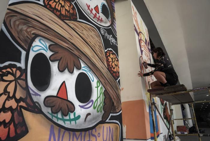 Murales y grafitti toman Las Américas por los 15 años de Futura