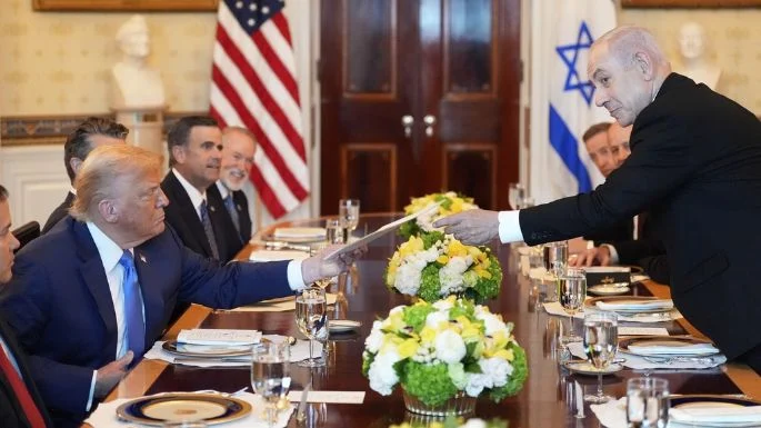 Netanyahu propone a Donald Trump para el Premio Nobel de la Paz durante visita a Washington