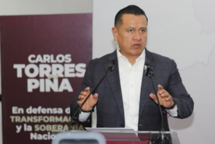 Ni en la escena ni en el hospital hallaron celulares de Carlos Manzo: Torres Piña