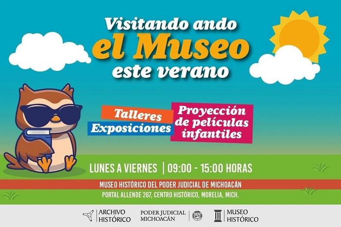  Niñas, niños y adolescentes podrán disfrutar un verano en el Museo Histórico Judicial