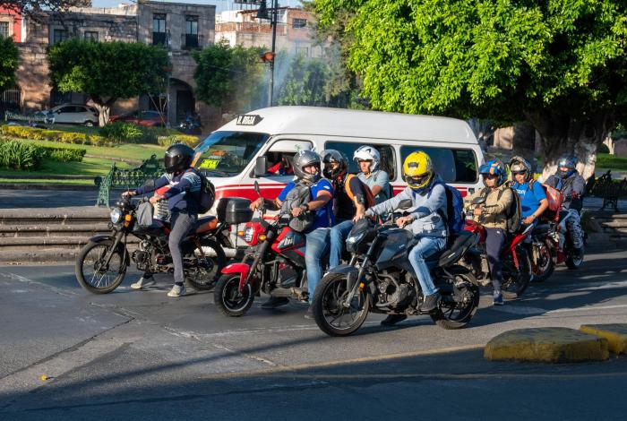 No hay registro real de accidentes viales que involucran motocicletas