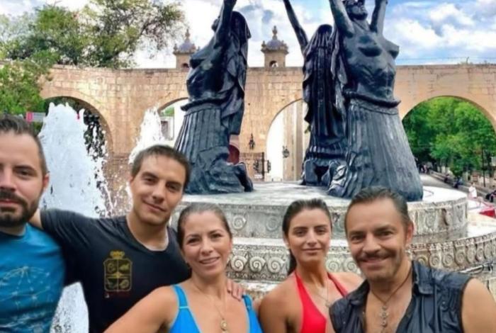 "No me lo van a creer": Eugenio Derbez y su familia frente a las Tarascas de Morelia se viralizan