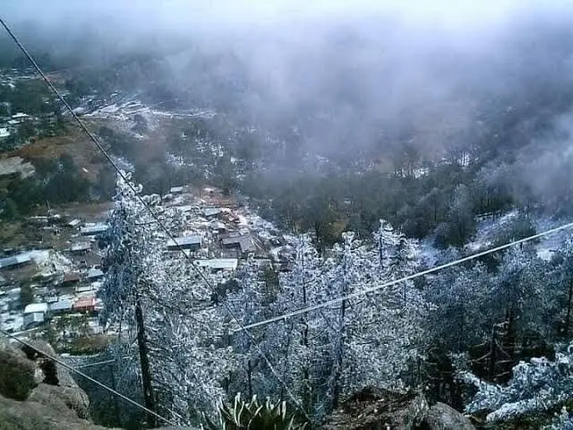 Oaxaca registra mañanas heladas y bajas temperaturas
