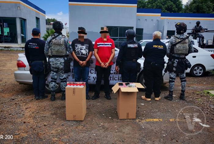 Obligaban a comerciantes a comprar cigarros “ilegales”; ya fueron detenidos en Uruapan