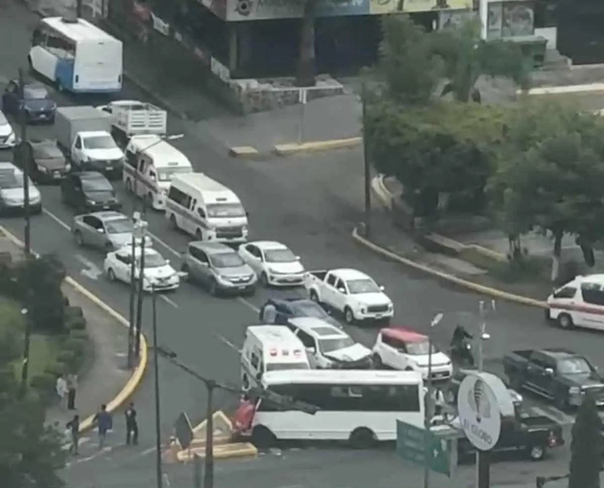 Ola de accidentes en Morelia este viernes