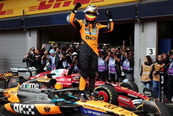 Oscar Piastri imbatible al imponerse en el Gran Premio de Bélgica