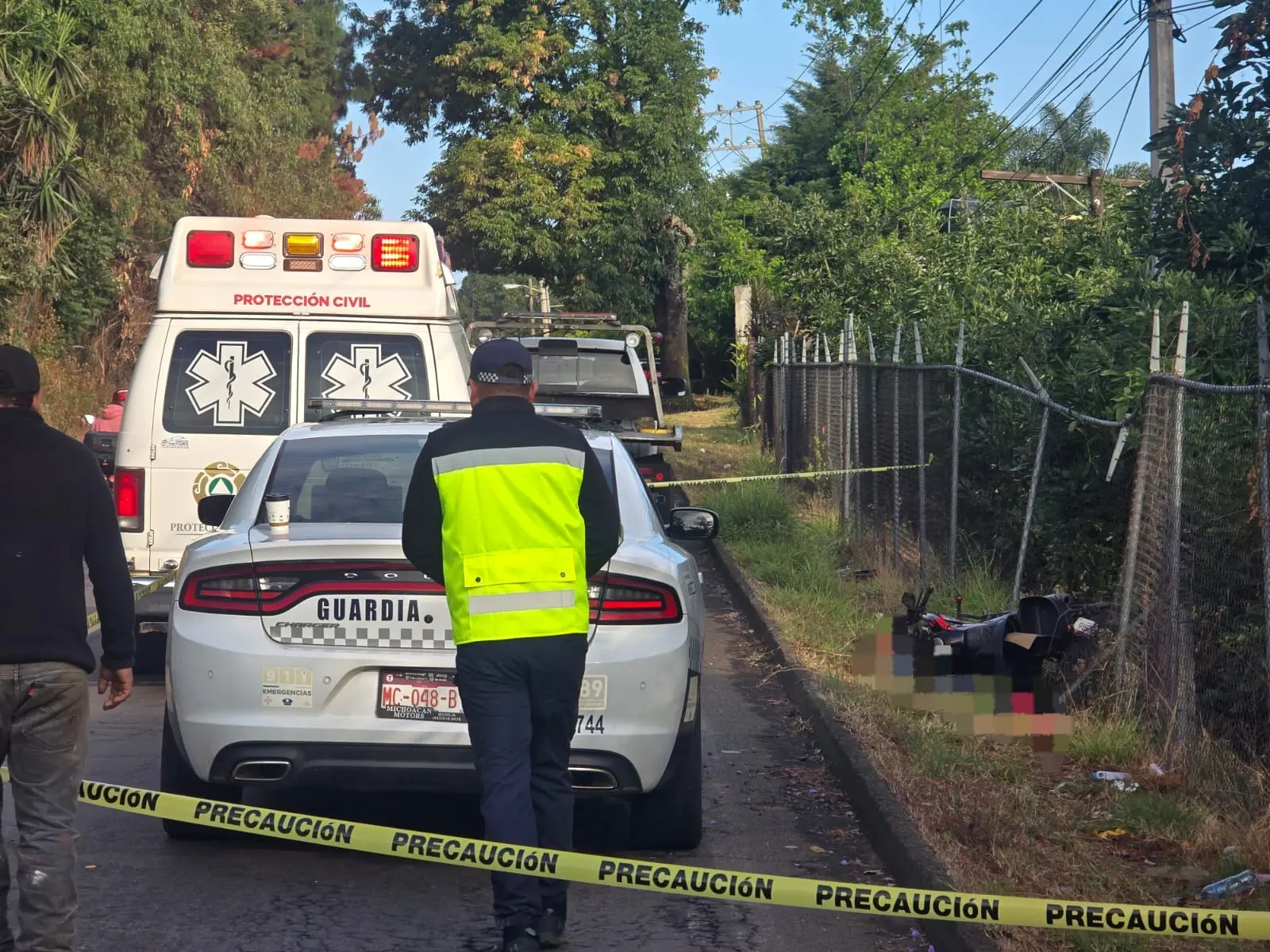 Otro motociclista fallecido, ahora fue en Tacámbaro